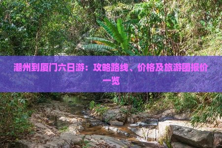 潮州到厦门六日游：攻略路线、价格及旅游团报价一览
