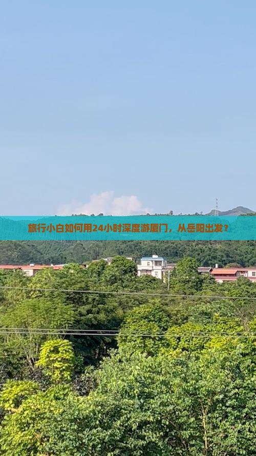 岳阳去厦门一日