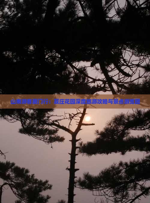 山南到厦门菽庄花园大型旅游团