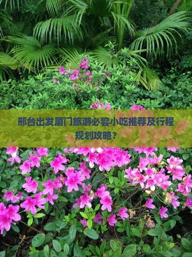 邢台到厦门旅游小吃