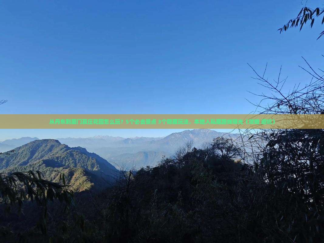 丹东去厦门菽庄花园哪里玩