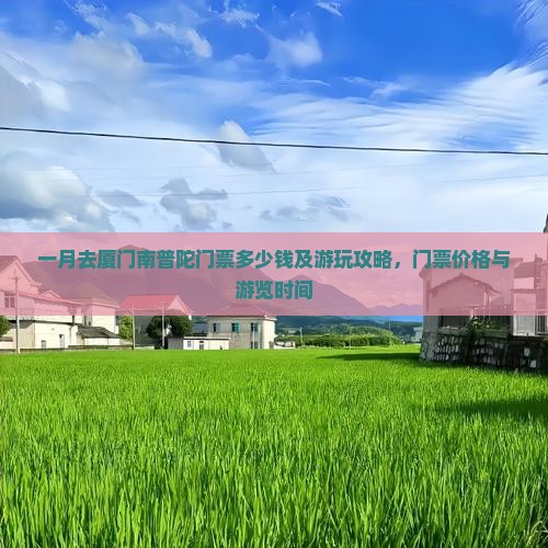 一月去厦门南普陀门票