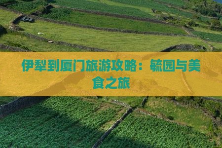 伊犁去厦门毓园旅游小吃
