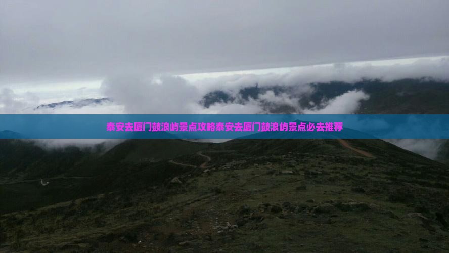 泰安去厦门鼓浪屿景点