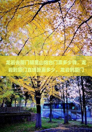 龙岩去厦门胡里山炮台门票