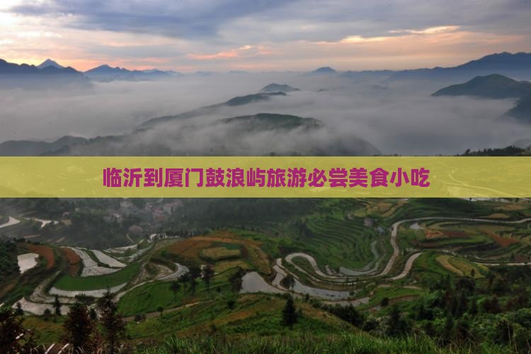临沂到厦门鼓浪屿旅游必尝美食小吃