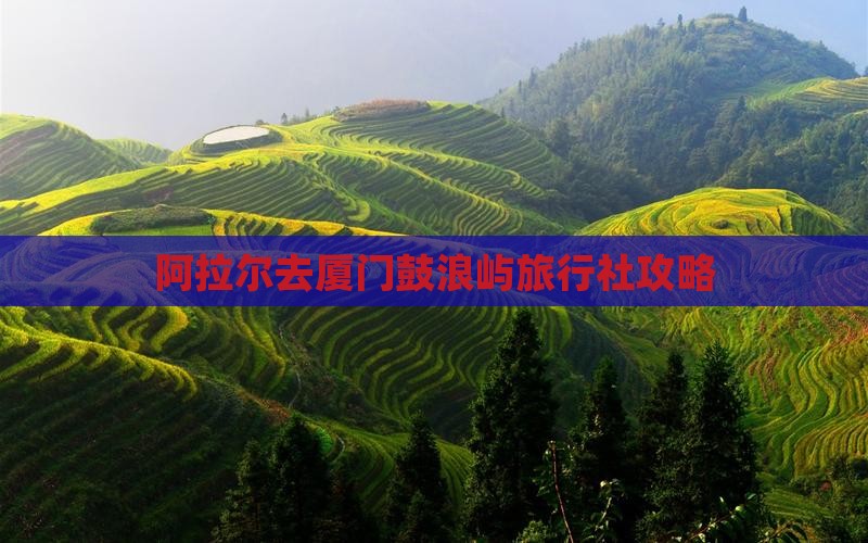 阿拉尔去厦门鼓浪屿旅行社攻略