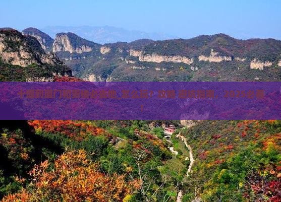 十堰到厦门和贵楼必去地