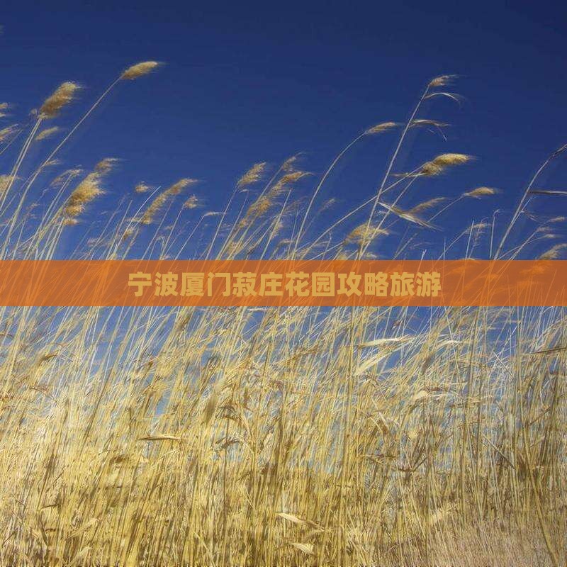 宁波去厦门菽庄花园个人游 宁波去厦门菽庄花园个人游