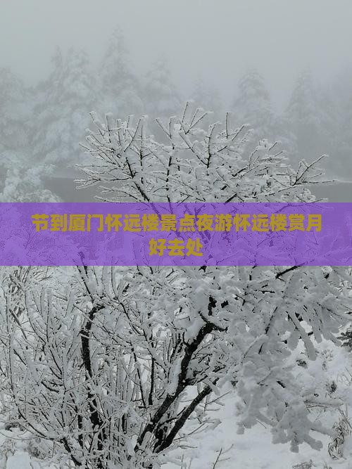 中秋节到厦门怀远楼景点