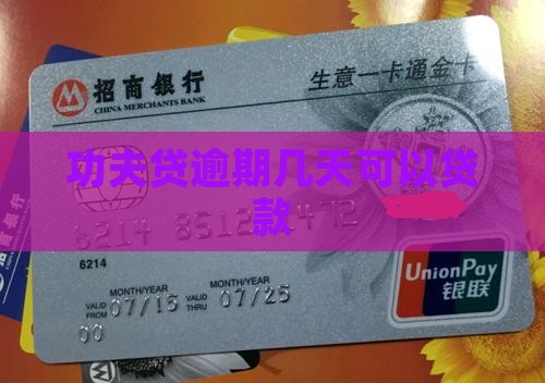功夫贷逾期几天可以贷款