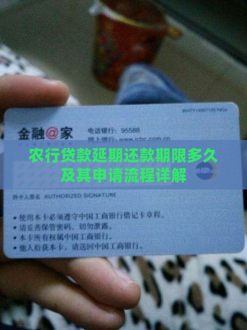 农行贷款延期还款期限多久及其申请流程详解