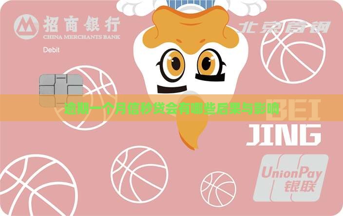 逾期一个月信秒贷会有哪些后果与影响