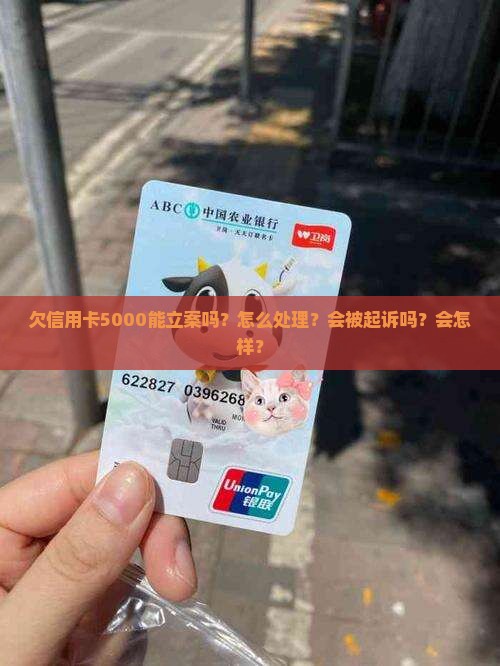 欠信用卡5000能立案吗？怎么处理？会被起诉吗？会怎样？