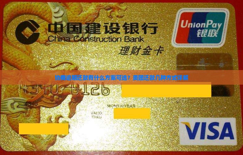 协商逾期还款有什么方案可选？美团还款几种方式详解