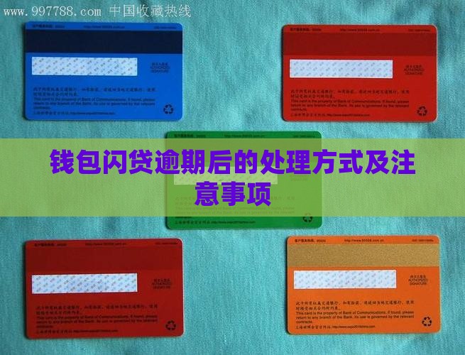 钱包闪贷逾期后的处理方式