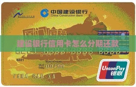 建设信用卡欠2万如何分期还款