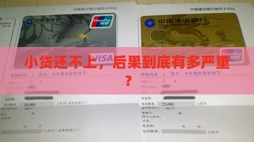 小贷不还后果会怎么样