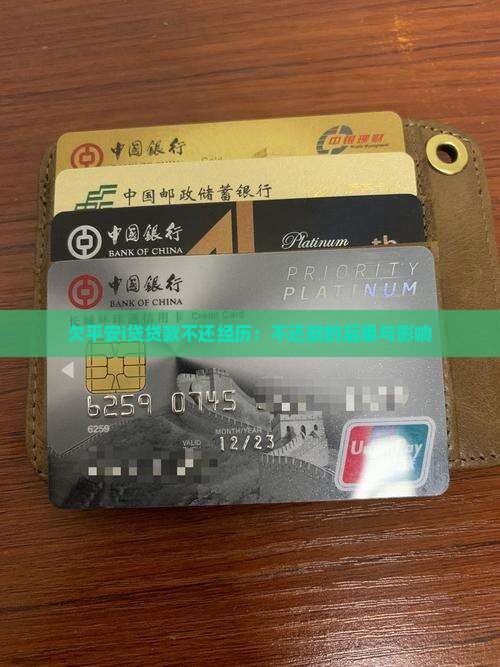 欠平安i贷贷款不还经历