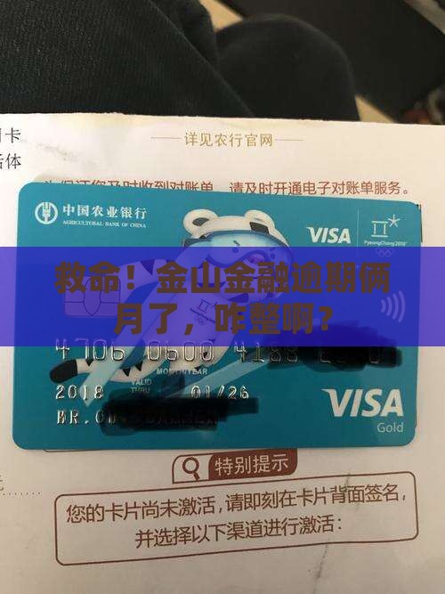 金山金融逾期2个月怎么办处理方式