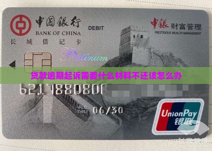 贷款逾期起诉需要什么文件