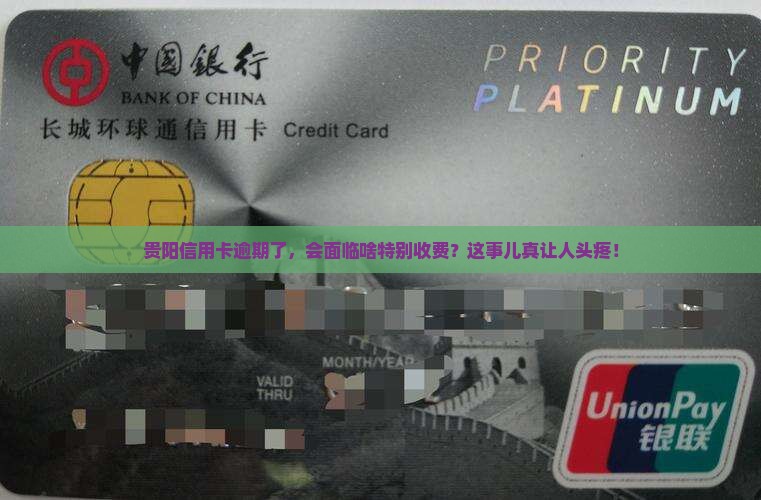 贵阳信用卡逾期收费标准