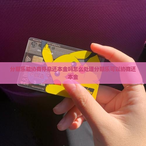 分期乐能协商停息还本金吗怎么处理