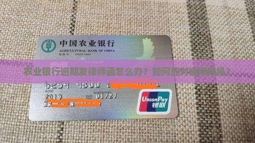 农业银行逾期发律师函怎么办理