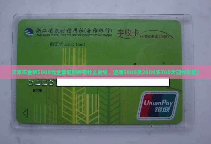 欠京东金条5000元全部逾期会有什么后果，逾期5000及3000多700天如何处理？