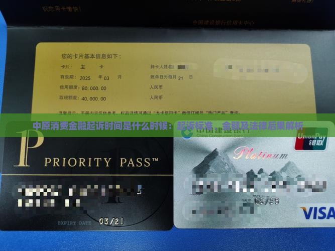 中原消费金融起诉时间是什么时候：起诉标准、金额及法律后果解析
