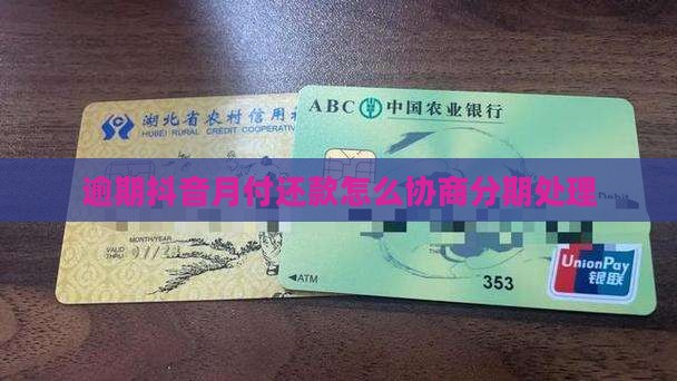 逾期抖音月付还款怎么协商分期处理