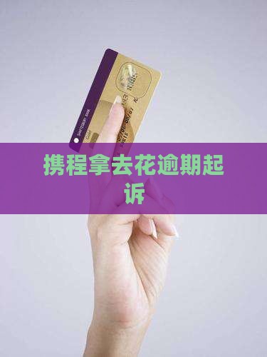 携程拿去花逾期起诉
