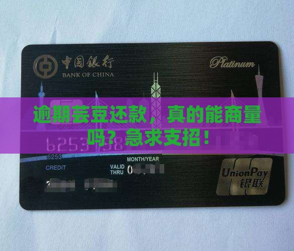 芸豆分逾期能协商还款吗