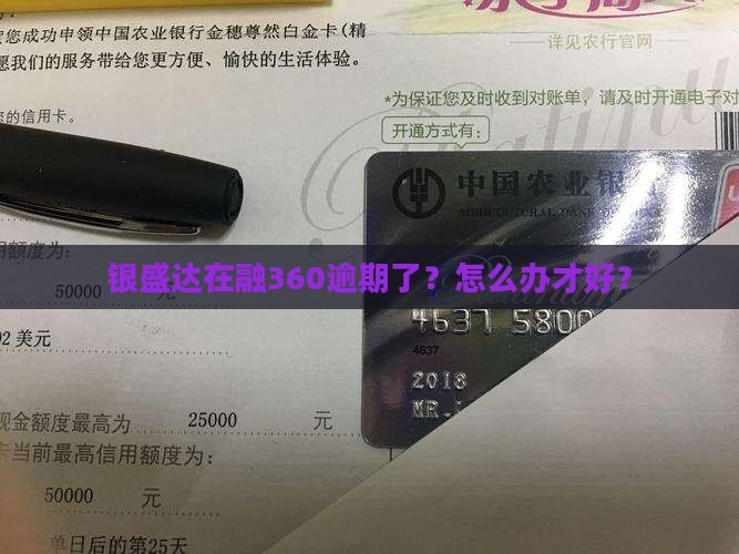 融360里的银盛达逾期如何处理