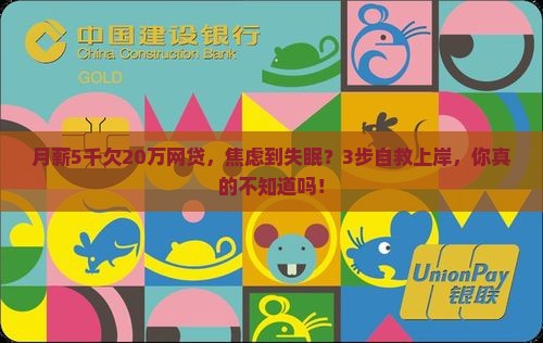 欠20多万网贷如何上岸