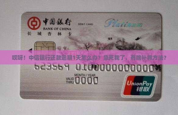 中信银行逾期1天还款如何处理