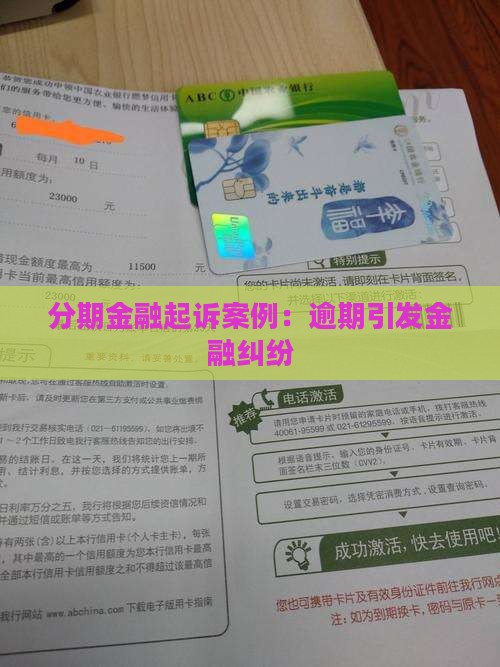 分期金融起诉案例