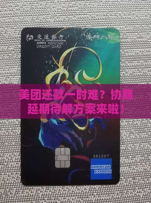 美团协商延期还款方法详解