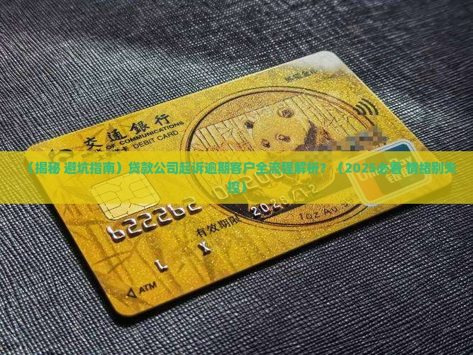 贷款公司如何起诉逾期客户