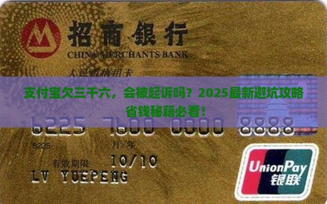 支付宝欠三千六会起诉吗怎么处理