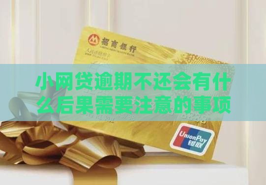 小网贷逾期不还会有什么后果需要注意的事项
