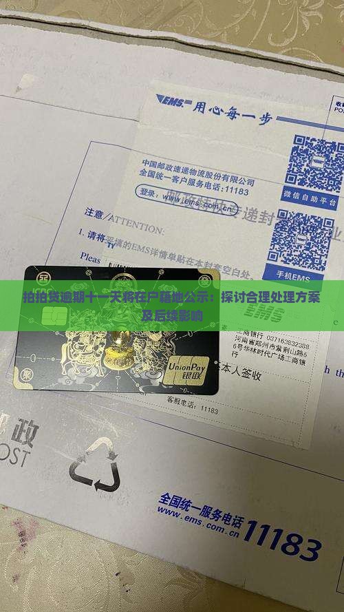 拍拍贷逾期十一天将在户籍地公示：探讨合理处理方案及后续影响