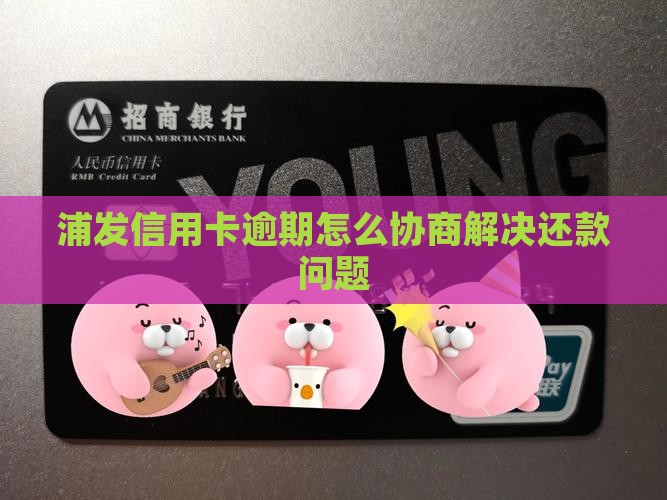 浦发信用卡逾期怎么协商解决还款问题