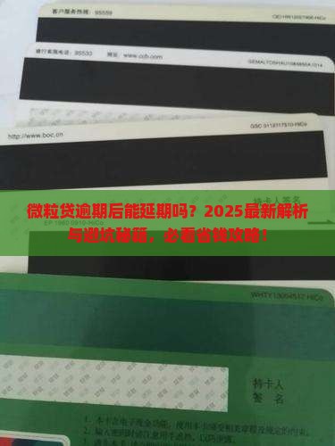 微粒贷逾期后能延期吗