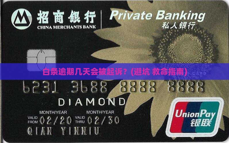 白条逾期几天会被起诉如何处理