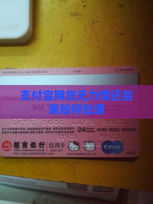 支付宝网贷无力偿还后果如何处理