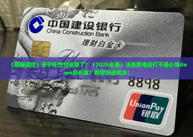 苏宁任性付逾期法务部
