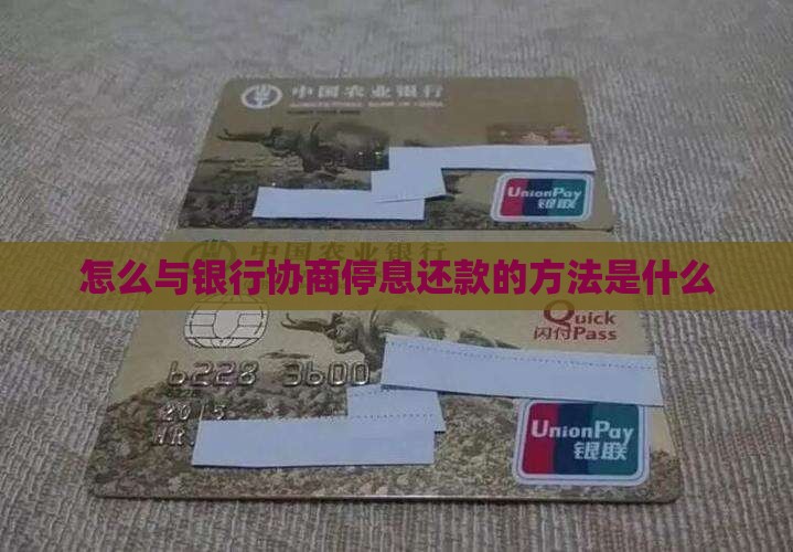 怎么与银行协商停息还款的方法是什么