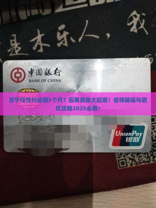 苏宁任性付逾期3个月会有什么后果