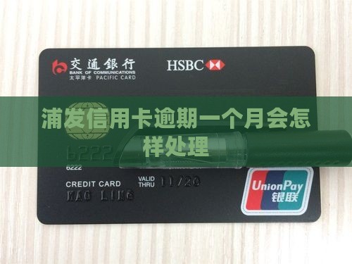 浦发信用卡逾期一个月会怎样处理
